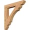 Ekena Millwork Olympic Slat Smooth Bracket, Western Red Cedar, 5 1/2"W x 40"D x 40"H BKT06X40X40OLY06SWR - alternate 1